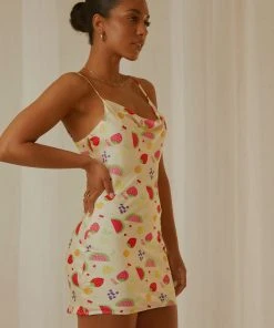 Peppermayo Exclusive Panama Cowl Neck Mini Dress - Tutti Fruitti New & Most Loved 10 Peppermayo Exclusive Panama Cowl Neck Mini Dress - Tutti Fruitti New & Most Loved