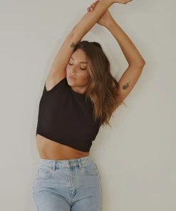 Nude Lucy Cameron Basic Waffle Tee - Black New & Most Loved 6 Nude Lucy Cameron Basic Waffle Tee - Black New & Most Loved