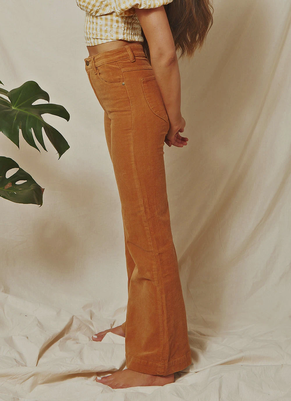 Rolla's Eastcoast Flare Pants - Tan Cord New & Most Loved 6 Rolla's Eastcoast Flare Pants - Tan Cord New & Most Loved