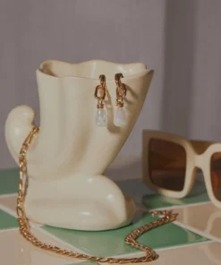 Peppermayo New Accessories RSVP Earrings - Gold/ Pearl