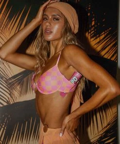Peppermayo Exclusive Effie Bra Bikini Top - Summer Checkers 14 Peppermayo Exclusive Effie Bra Bikini Top - Summer Checkers
