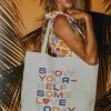 Peppermayo Exclusive Peppermayo Lover Canvas Tote - Multi New & Most Loved