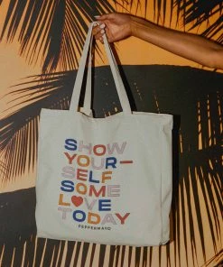 Peppermayo Exclusive Peppermayo Lover Canvas Tote - Multi New & Most Loved