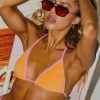 Peppermayo Exclusive New & Most Loved Holidae Triangle Bikini Top - Orange Towelling 2 Peppermayo Exclusive New & Most Loved Holidae Triangle Bikini Top - Orange Towelling