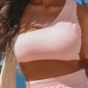 Peppermayo Exclusive New & Most Loved Solstice Terry Crop Top - Pink