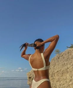 Vacancy Supply Foreshore Bikini Top - Coconut Milk