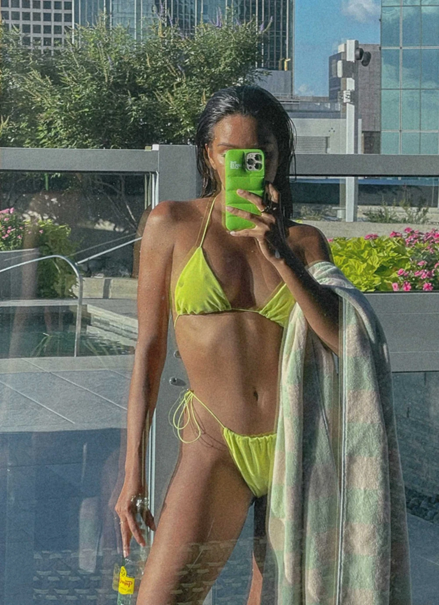 Vacancy Supply Isle Triangle Bikini Top - Lime New & Most Loved 4 Vacancy Supply Isle Triangle Bikini Top - Lime New & Most Loved