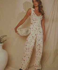 Peppermayo Exclusive New & Most Loved Isola Linen Pants - Safari 11 Peppermayo Exclusive New & Most Loved Isola Linen Pants - Safari