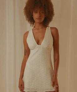Peppermayo Exclusive New & Most Loved Blank Space Mini Dress - White Broderie 10 Peppermayo Exclusive New & Most Loved Blank Space Mini Dress - White Broderie