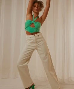 Abrand A Slouch Jean - Stone White New & Most Loved