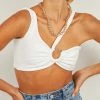 Peppermayo Midnight Margaritas Crop - White New & Most Loved