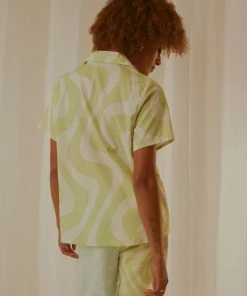 Peppermayo Exclusive New & Most Loved Feels Like Sunday Shirt - Lime Wave 11 Peppermayo Exclusive New & Most Loved Feels Like Sunday Shirt - Lime Wave