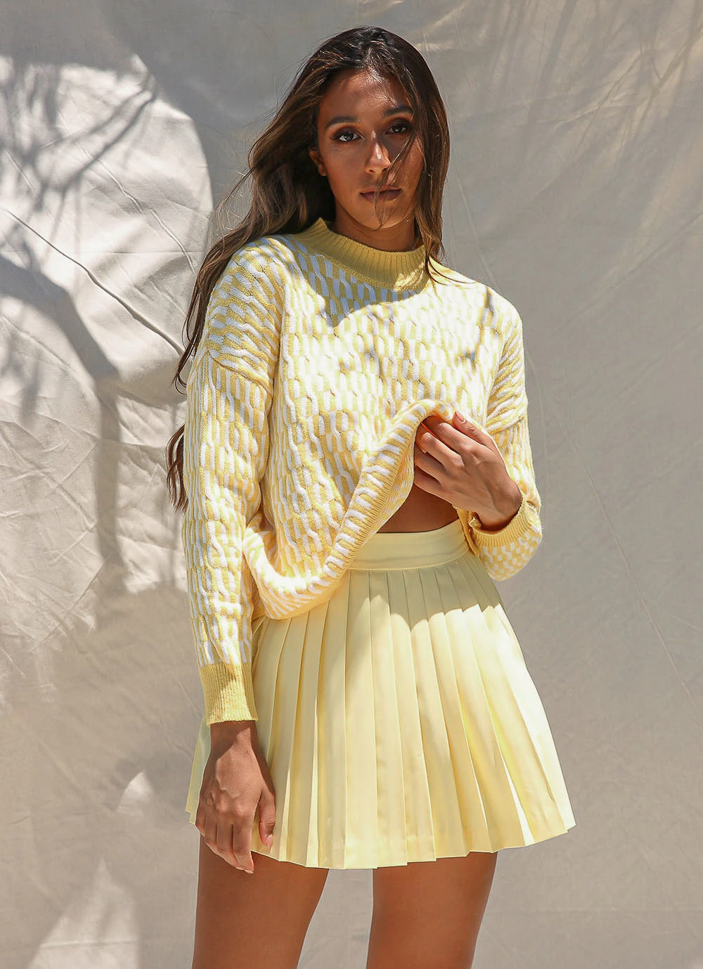 Peppermayo Exclusive No Boundaries Tennis Skirt - Yellow 3 Peppermayo Exclusive No Boundaries Tennis Skirt - Yellow