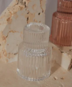 Candle Co New Accessories Arlo Vintage Candle Holder - Clear