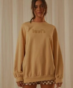 Levi's Graphic Prism Crew - Semolina New & Most Loved