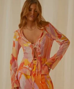 Peppermayo Exclusive Parisian Balcony Tie Top - Paloma - Pre-Order