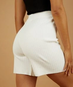 Peppermayo Babylon Knit Shorts - Cream 9 Peppermayo Babylon Knit Shorts - Cream