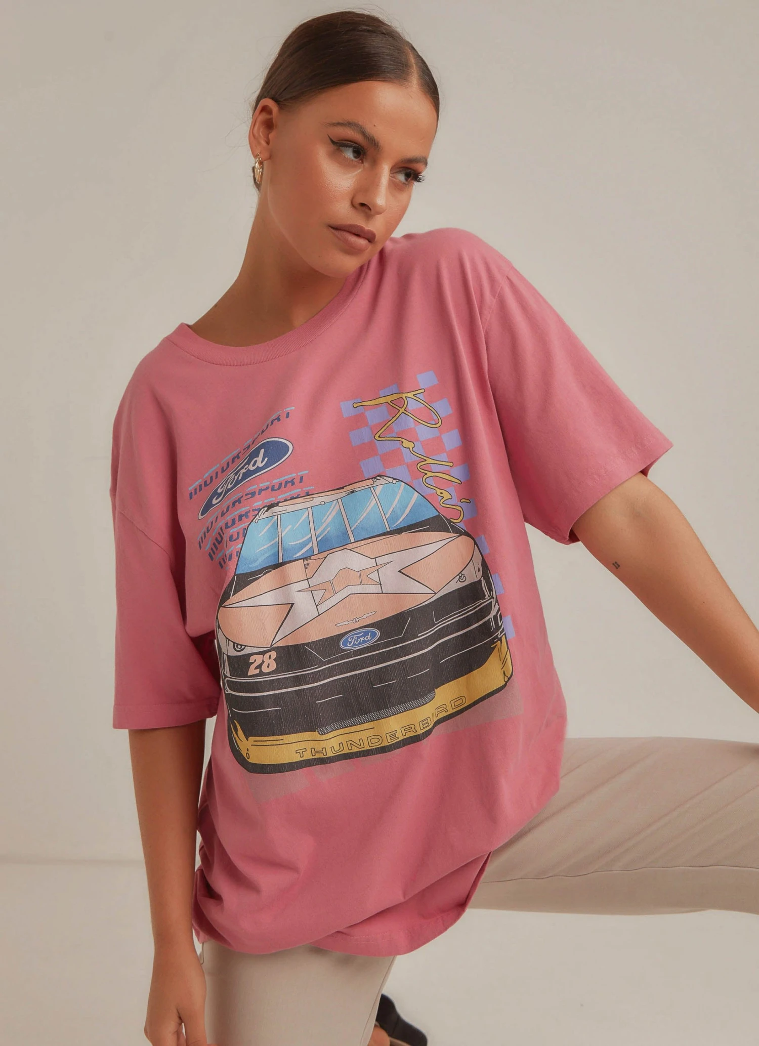 Rolla's Ford Thunder Tee - Pink 3 Rolla's Ford Thunder Tee - Pink