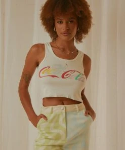 Rolla's Coke Unity Crop Tank - Vintage White 9 Rolla's Coke Unity Crop Tank - Vintage White