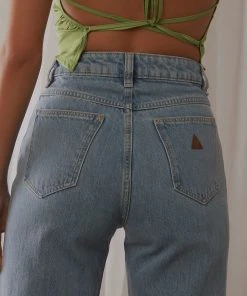 Abrand A Venice Straight Jeans - Waterfalls Blue 11 Abrand A Venice Straight Jeans - Waterfalls Blue