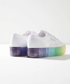 Superga 2790 COTW Mulit Color Glitter - White/ Multi Colour