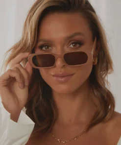 Peppermayo New Accessories Penny Sunglasses - Tan