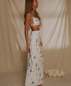 Peppermayo Exclusive Natural Muse Linen Maxi Dress - Santorini New & Most Loved 12 Peppermayo Exclusive Natural Muse Linen Maxi Dress - Santorini New & Most Loved