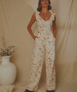 Peppermayo Exclusive New & Most Loved Isola Linen Pants - Safari 17 Peppermayo Exclusive New & Most Loved Isola Linen Pants - Safari