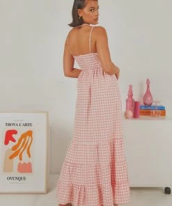 Peppermayo Exclusive New & Most Loved Edie Maxi Dress - Pink Gingham 13 Peppermayo Exclusive New & Most Loved Edie Maxi Dress - Pink Gingham