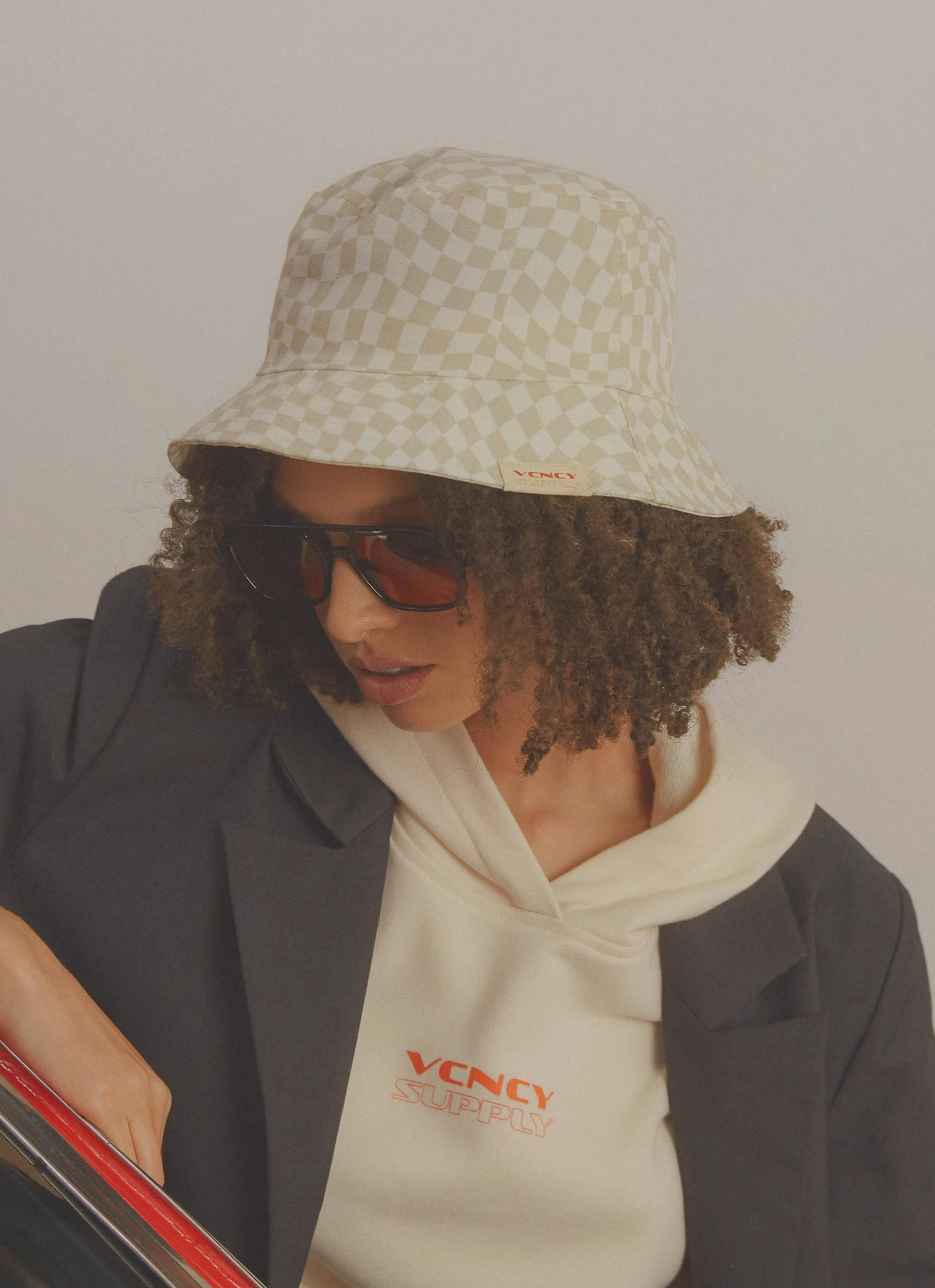Vacancy Supply Blaze Bucket Hat - White-Creme New & Most Loved Vacancy Supply Blaze Bucket Hat - White-Creme New & Most Loved