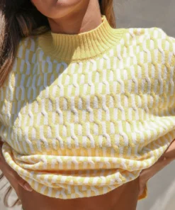 Peppermayo Summer Holidays Knit Jumper - Yellow