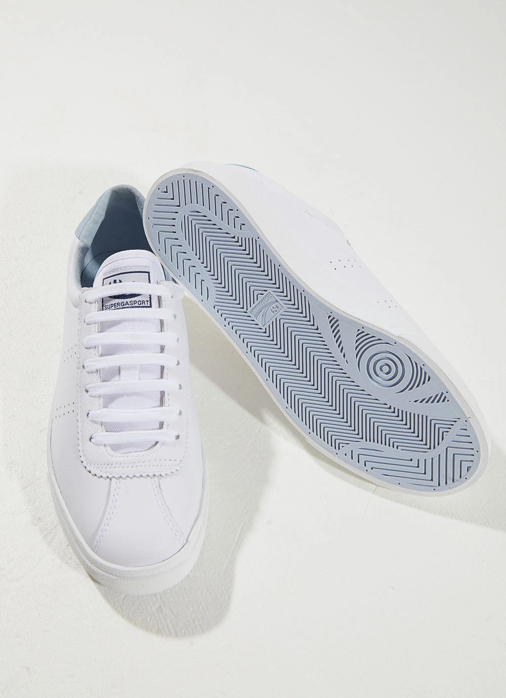 Superga 2843 CLUBS SNEAKER - A0E White/Blue New & Most Loved 5 Superga 2843 CLUBS SNEAKER - A0E White/Blue New & Most Loved