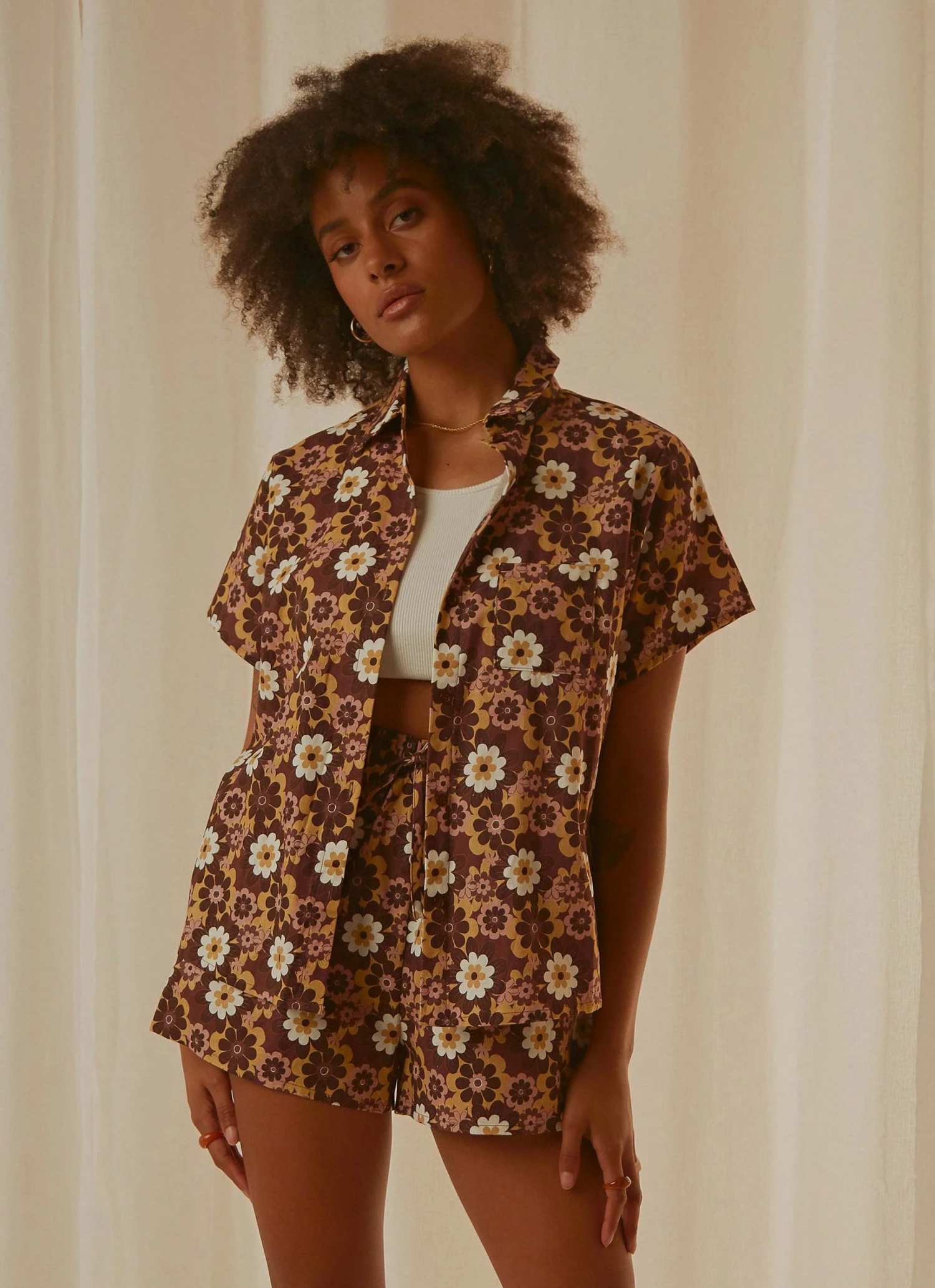 Peppermayo Exclusive Woodstock Shirt - Retro Floral 5 Peppermayo Exclusive Woodstock Shirt - Retro Floral