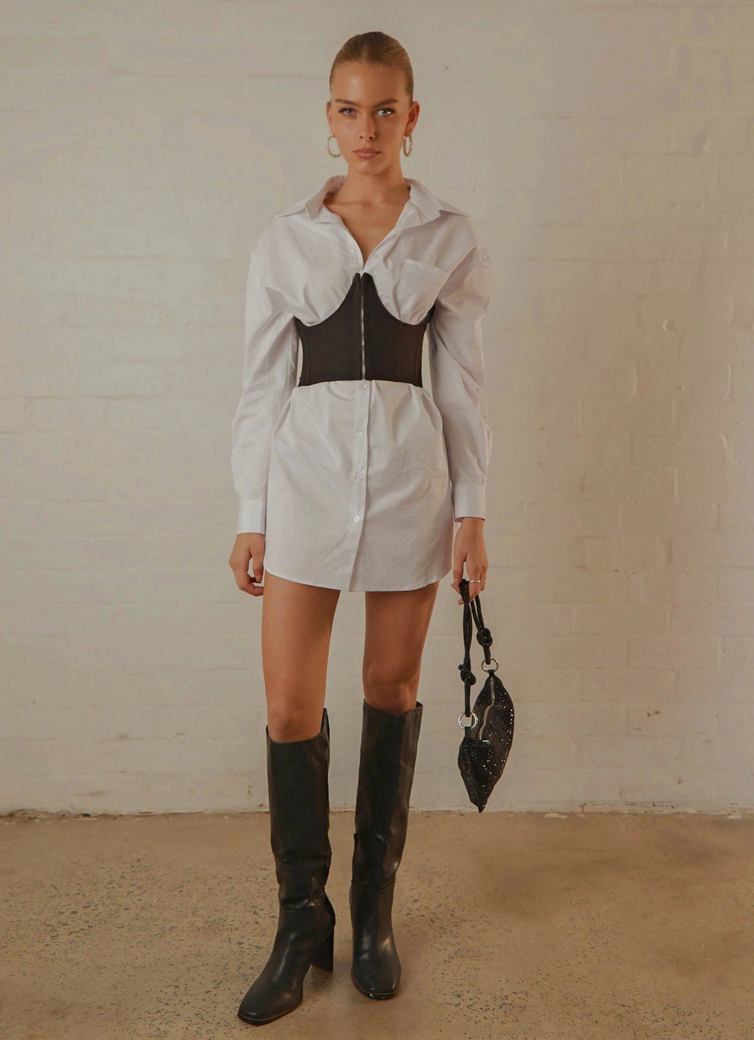 Peppermayo Exclusive Summer Fade Underbust Corset - Black New & Most Loved 4 Peppermayo Exclusive Summer Fade Underbust Corset - Black New & Most Loved