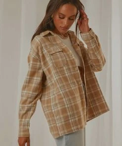 Peppermayo Exclusive New & Most Loved Day Trip Oversized Flannel Shirt - Beige Check 12 Peppermayo Exclusive New & Most Loved Day Trip Oversized Flannel Shirt - Beige Check
