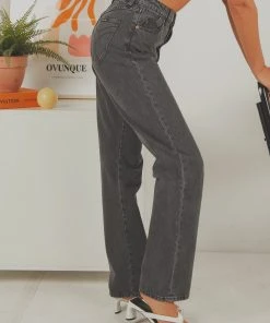 Rolla's New & Most Loved Classic Straight Jean - Vintage Black