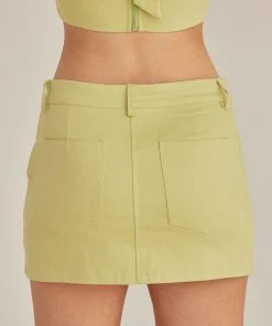 Riley Hubatka X Peppermayo Feel The Sun Drill Mini Skirt - Sage New & Most Loved 13 Riley Hubatka X Peppermayo Feel The Sun Drill Mini Skirt - Sage New & Most Loved