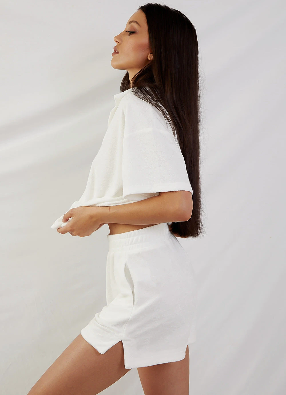 Peppermayo Exclusive St Tropez Terry Shorts - White 9 Peppermayo Exclusive St Tropez Terry Shorts - White