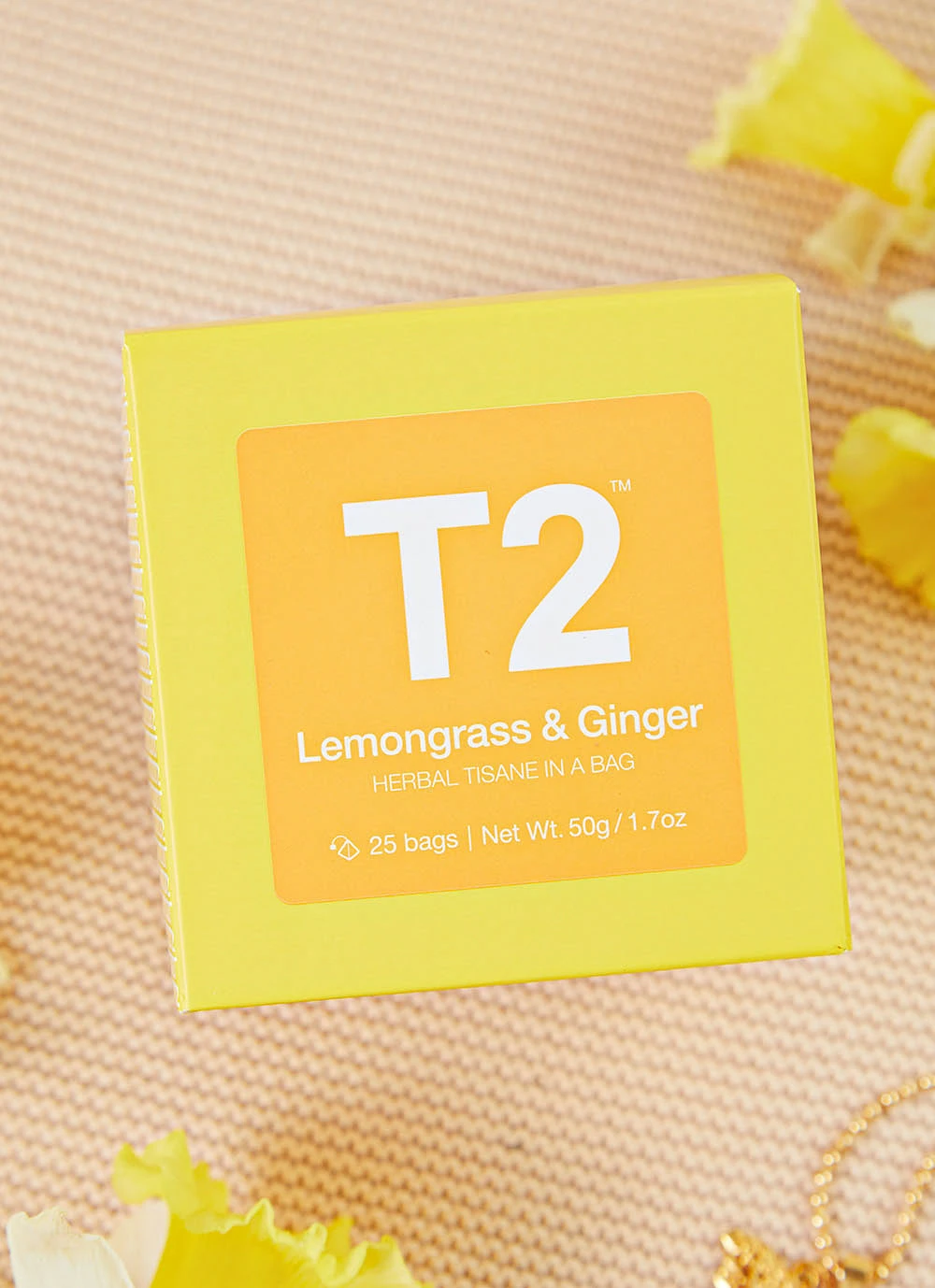 T2 Lemongrass & Ginger Tea 25pk - Teabags T2 Lemongrass & Ginger Tea 25pk - Teabags
