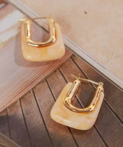 Peppermayo Peaceful Groove Earrings - Beige 7 Peppermayo Peaceful Groove Earrings - Beige