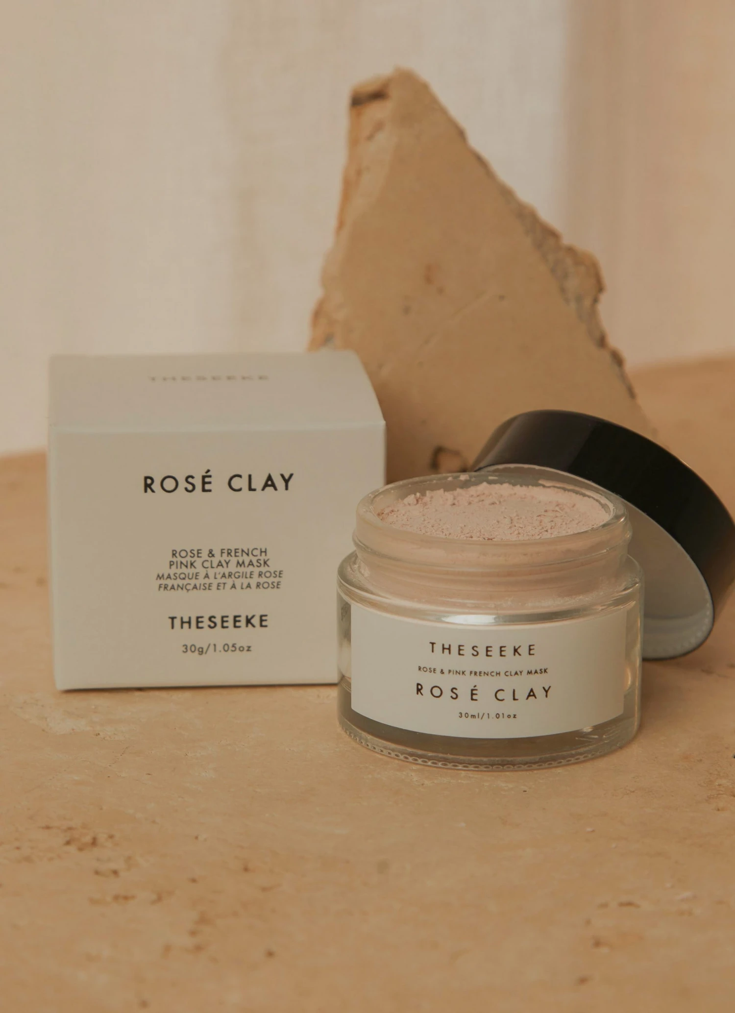 The Seeke Rose Clay Mask - Pink 3 The Seeke Rose Clay Mask - Pink