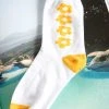 Peppermayo Simple Love Socks - Yellow Floral 1 Peppermayo Simple Love Socks - Yellow Floral