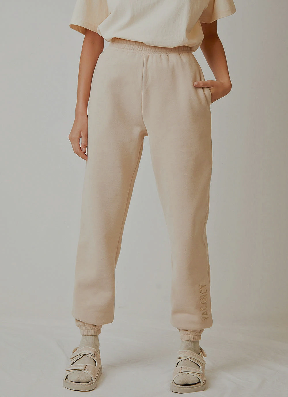 Vacancy Supply Paradise Sweatpants - Sand New & Most Loved Vacancy Supply Paradise Sweatpants - Sand New & Most Loved