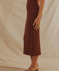 Peppermayo Welcome To The World Midi Skirt - Chocolate New & Most Loved 10 Peppermayo Welcome To The World Midi Skirt - Chocolate New & Most Loved