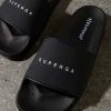 Superga New & Most Loved 1908 Slides - 910 Black 1 Superga New & Most Loved 1908 Slides - 910 Black