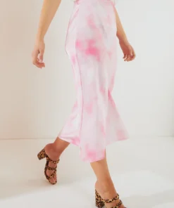 Peppermayo Exclusive West Village Skirt - Pink Tie Dye Bottoms