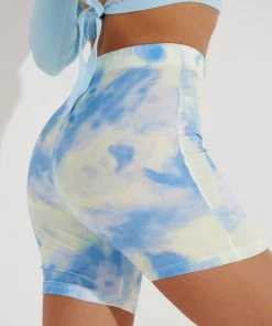 Peppermayo Upside Down Bike Shorts - Pastel Blue New & Most Loved