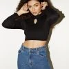 Peppermayo Dinner Date Knit Top - Black 1 Peppermayo Dinner Date Knit Top - Black