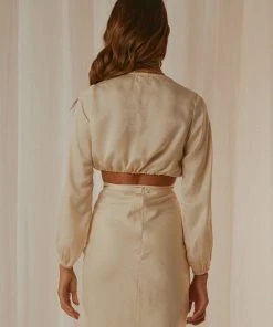 Peppermayo Exclusive Soleil Tie Top - Ivory 11 Peppermayo Exclusive Soleil Tie Top - Ivory