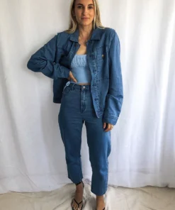 Afends Overtime Hemp Denim Jacket - Classic Blue 9 Afends Overtime Hemp Denim Jacket - Classic Blue